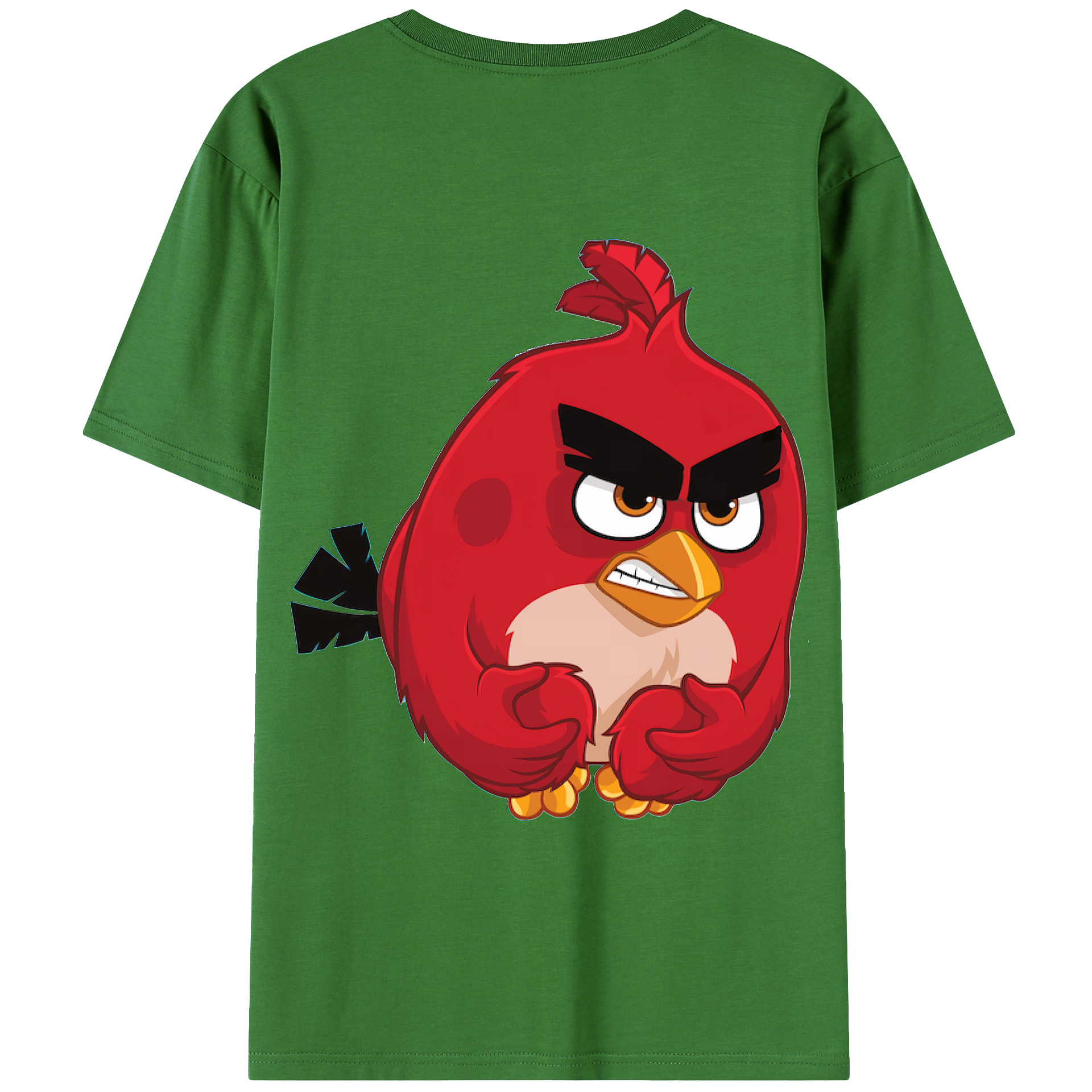 （画像用） Angry Birds アングリーバード レディース半袖Tシャツ(バックプリント)